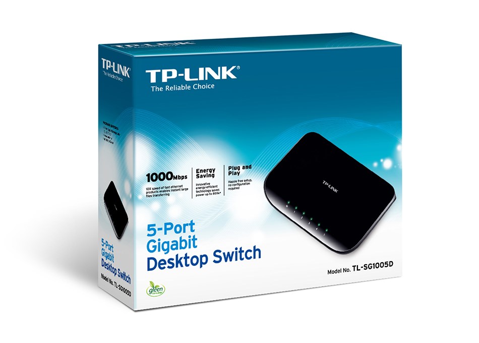 SWITCH 5 PORT 10/100/1000 TP-LINK