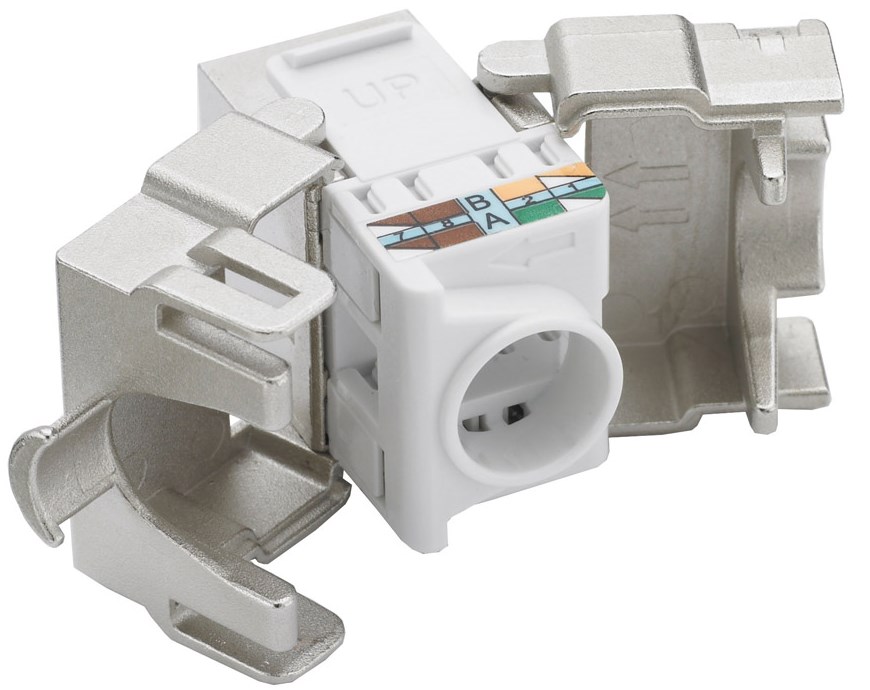 CAT6A נקבה RJ45 Toolless קונקטור לחיצה ללא כלים