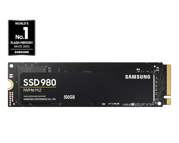 SAMSUNG SSD 500G M.2 PCIe 3.0x4 NVMe  980 : image 1