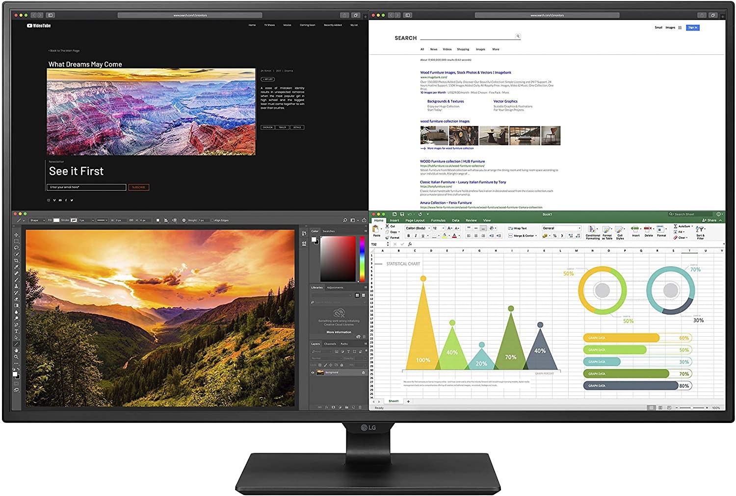 LG 43 43UN700-B 4K DP/HDMI/USB HDR10 IPS