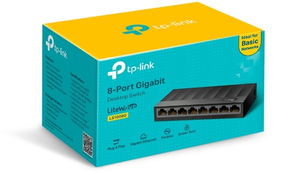 SWITCH 8 PORT 10/100/1000 TP-LINK