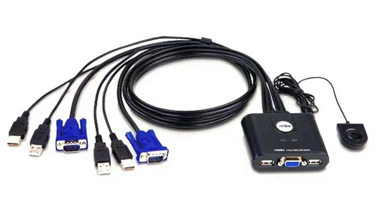 2 PORT USB / VGA KVM SWITCH ATEN