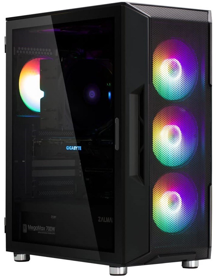CASE ZALMAN MID TOWER I3 NEO TEMPERED GLASS Black