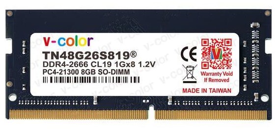8GB SODIMM DDR4 2666MHz V-COLOR
