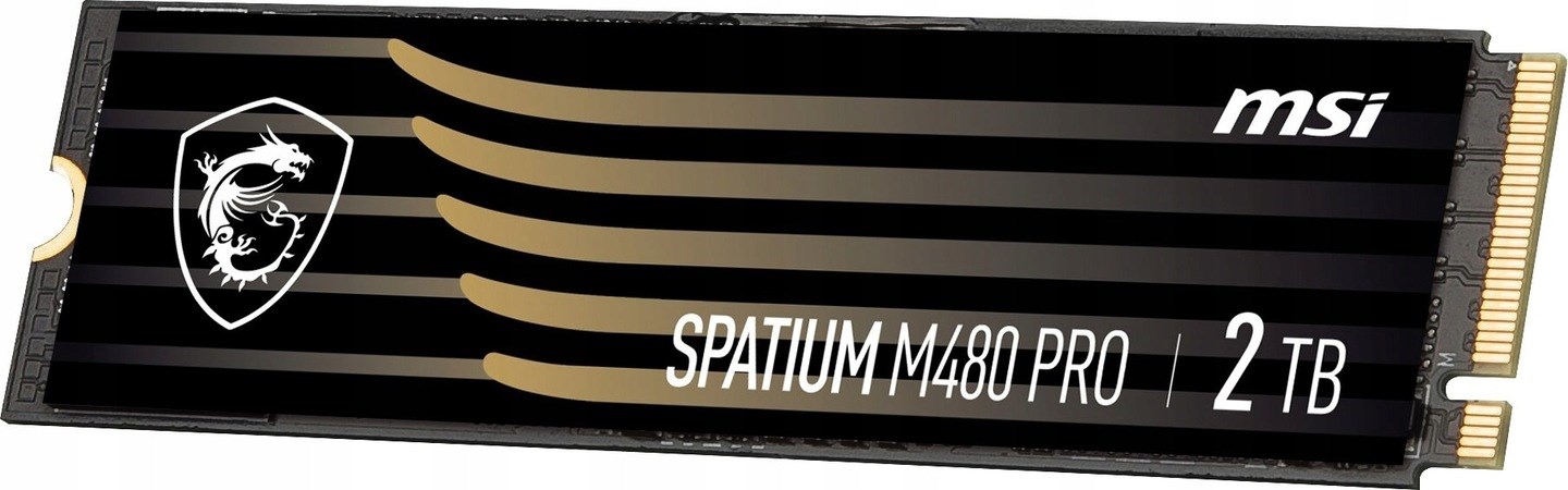 MSI SSD 2TB SPATIUM M480 Pro 7000/7400 PCIe 4.0 NVMe M.2 2280 5Y