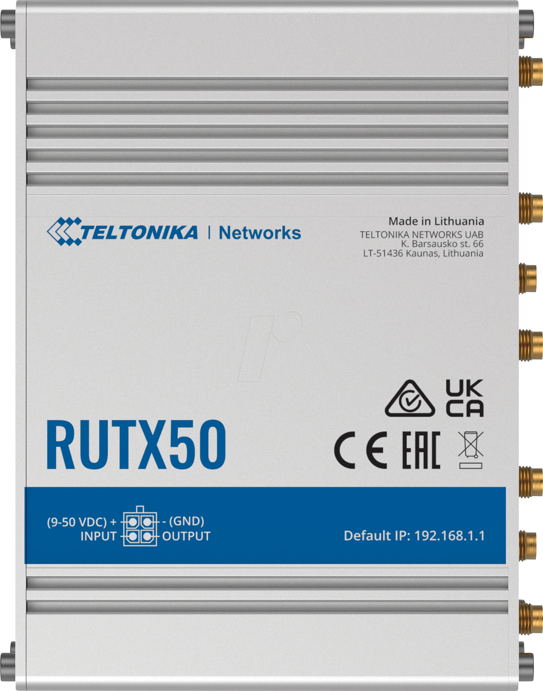 Teltonika RUTX50 industrial Dual-SIM 5G router